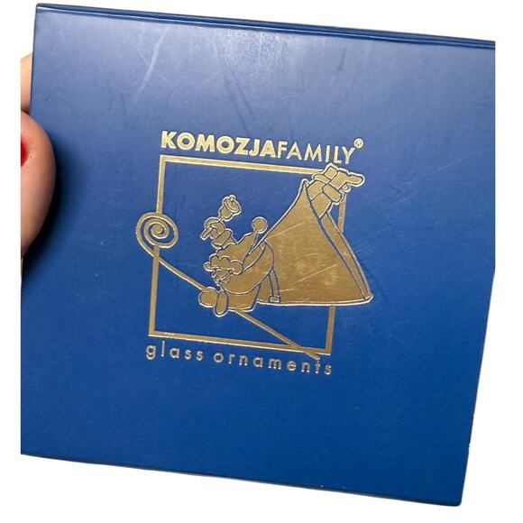 Komozja Family Polish Glass Ornament Holy Mother Mary Baby‎ Jesus Christmas 5" - Picture 9 of 10